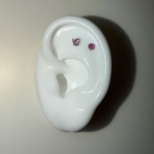 Pink Threadless Titanium Jewelry Bundle